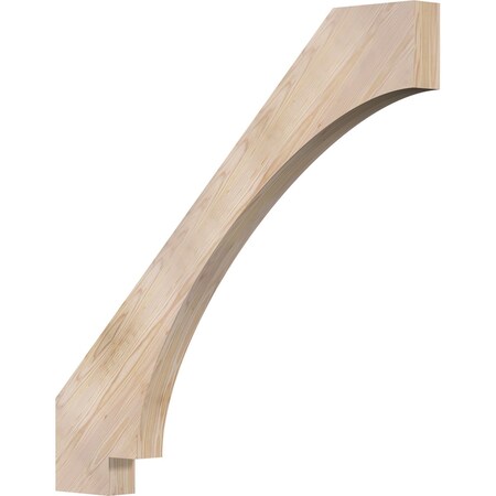 Ekena Millwork 3 1/2"W x 44"D x 44"H Imperial Smooth Knee Brace, Douglas Fir BRC04X44X44IMP00SDF